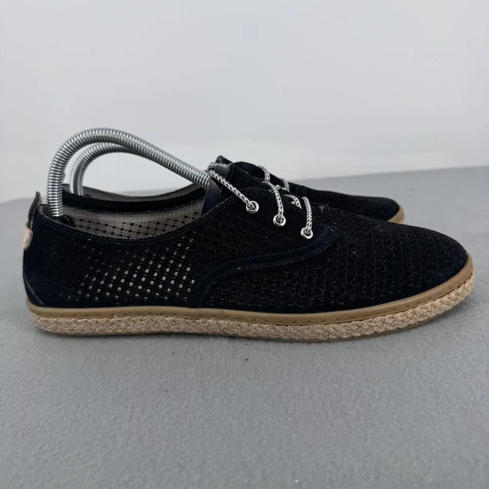 Cole Haan Pinch Maine Clam Oxfords Womens 10 Black Grand OS Espadrille Boat Shoe